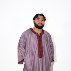 Mulberry Orchid Moroccan Thobe